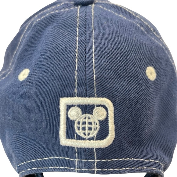 Original Walt Disney World Parks Blue Adjustable Strap Back Hat Cap Unisex OSFM - Picture 6 of 10